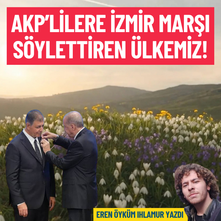 AKP’lilere İzmir Marşı söylettiren ülkemiz!