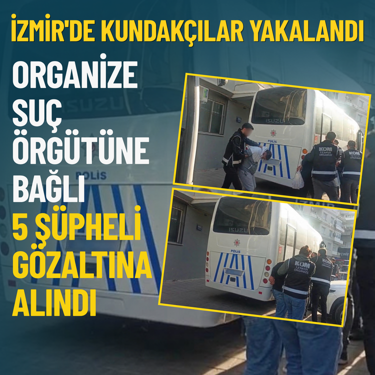 İzmir'de kundakçılar yakalandı... Suç örgütüne bağlı 5 şüpheli gözaltına alındı
