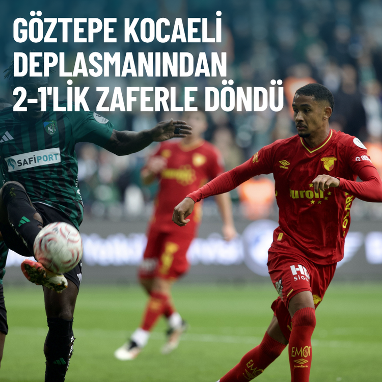 Göztepe Kocaeli deplasmanından 2-1'lik zaferle döndü