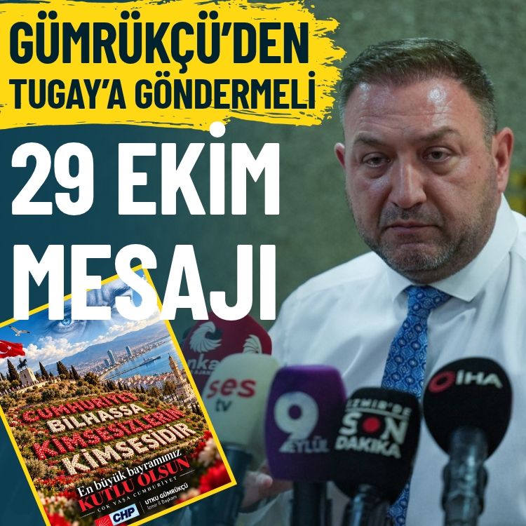 Gümrükçü’den Cemil Tugay’a göndermeli 29 Ekim paylaşımı