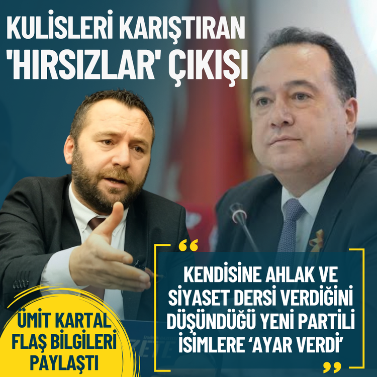 Kulisleri karıştıran 'hırsızlar' çıkışı... Kartal: Besim Dutlulu kendi partililerine ayar veriyor