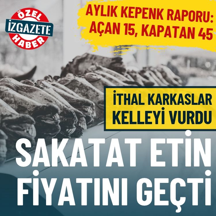 İthal karkaslar kelleyi vurdu… Sakatat etin fiyatını geçti