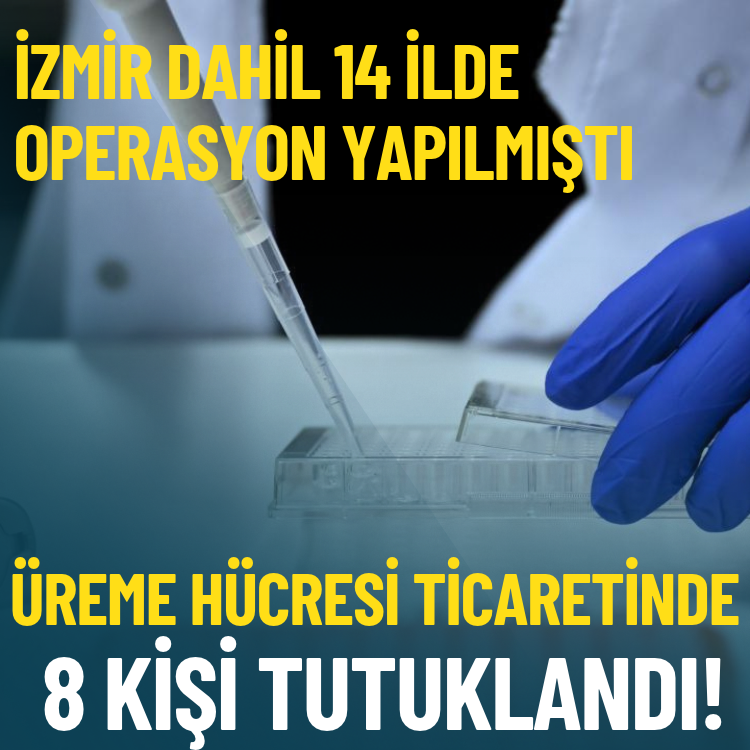 İzmir dahil 14 ilde operasyon yapılmıştı: Üreme hücresi ticaretinde 8 kişi tutuklandı!