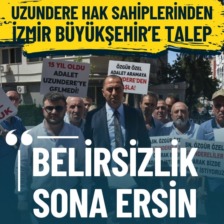 Uzundere hak sahiplerinden Büyükşehir’e talep: Belirsizlik sona ersin