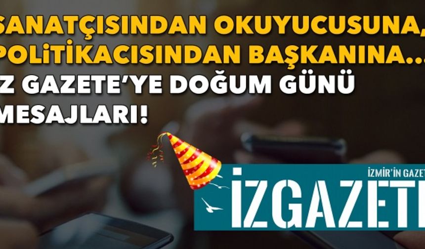İzmir'in gazetesi, İzmirlinin gazetesi: İz Gazete 6 yaşında!