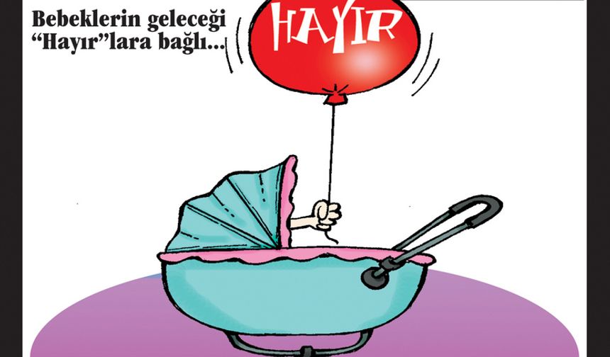 FOTO GALERİ: İz Gazete'den 'hayır'lı karikatürler