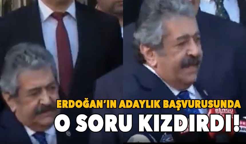 Erdoğan'ın adaylık başvurusunda gergin anlar! İlk tepki MHP'li isimden geldi!