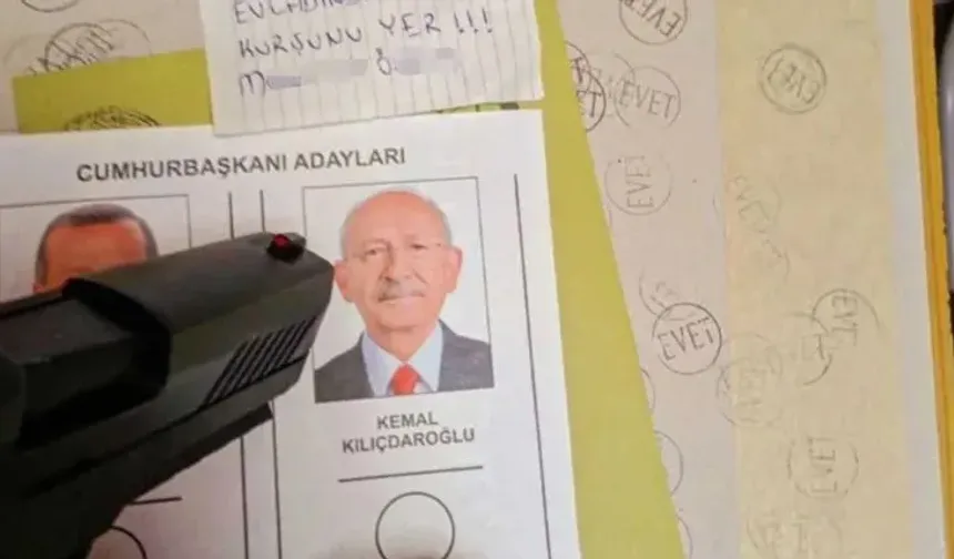 Oy kabinine silahla girdi, Kılıçdaroğlu'nu tehdit etti!