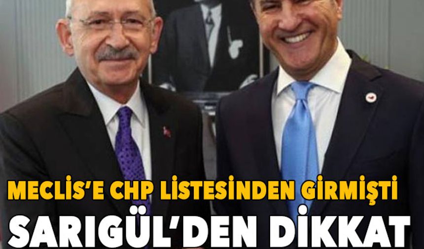 CHP listesinden Meclis'e giren Mustafa Sarıgül'den vefa örneği!