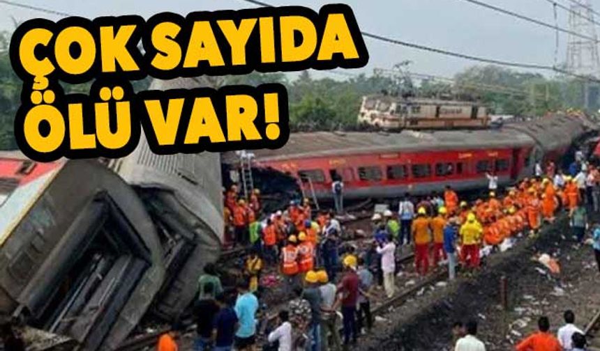 Hindistan'da 3 tren kaza yaptı: Ölü sayısı 288'e yükseldi
