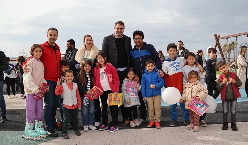 Aliağa Belediye Başkan Adayı Çağatay Güç, pazar gününü çocuklarla geçirdi