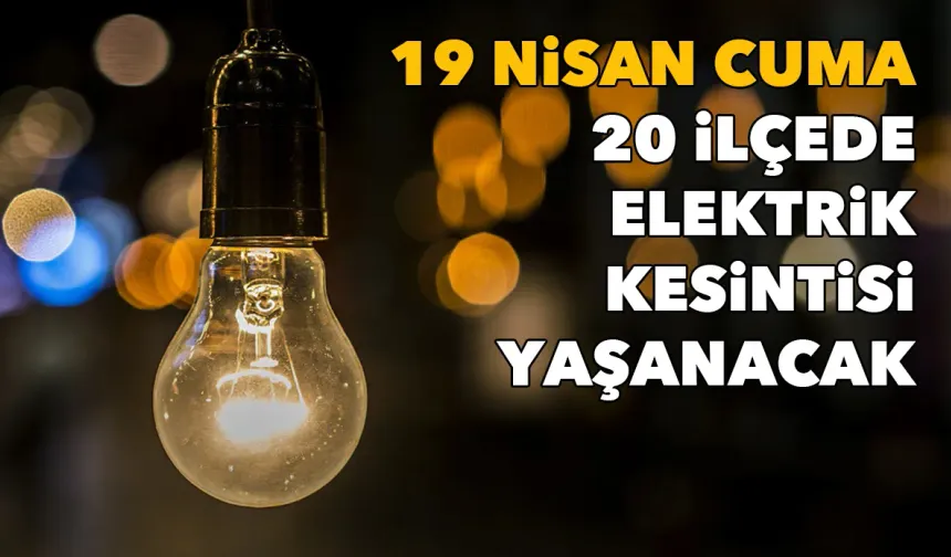 İzmir elektrik kesintisi