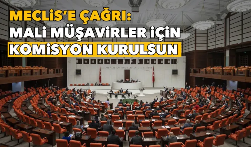 İzmirli vekilden Meclis'e çağrı: Mali müşavirler için komisyon kurulsun