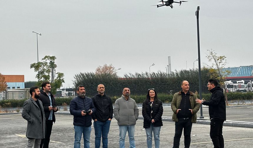 Balıkesir medyasına dron eğitimi