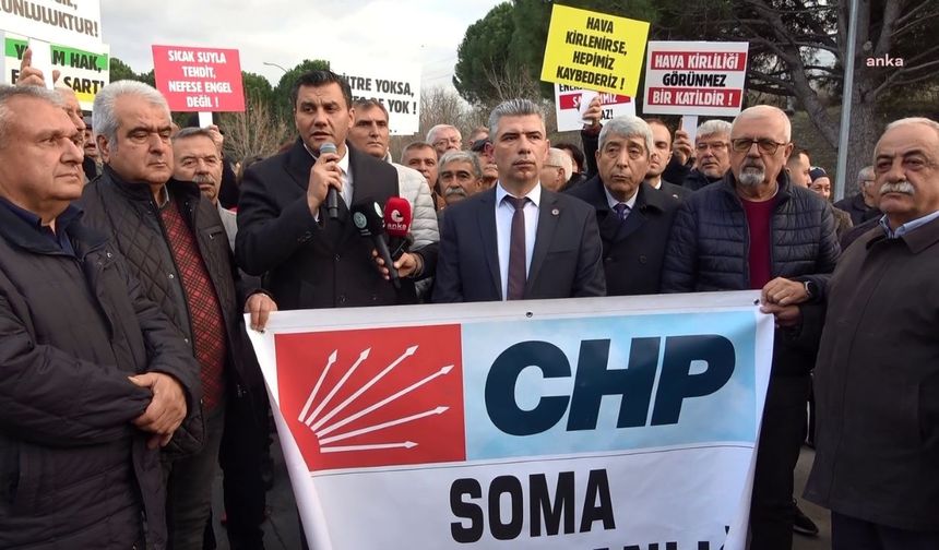 Soma'da temiz hava mücadelesi: Başkanlar termik santral karşısında birleşti