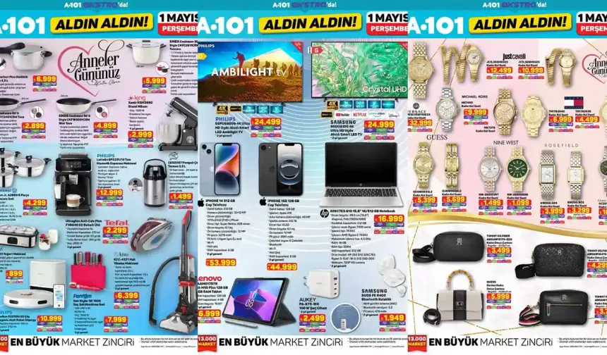 A101'e yoğurt makinesi geliyor: 1 Mayıs Perşembe A101 Aldın Aldın Ekstra kataloğu açıklandı