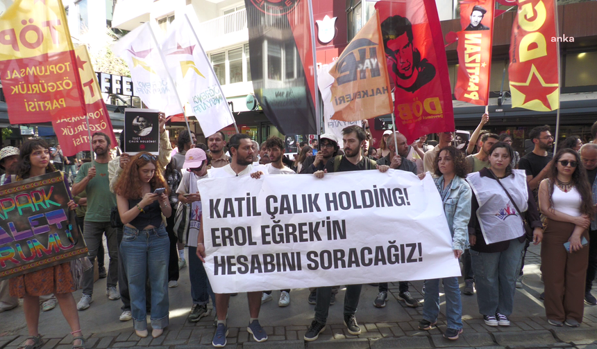İzmir'de öğrencilerden 'Erol Eğrek' tepkisi: Biz suçluları iyi biliyoruz