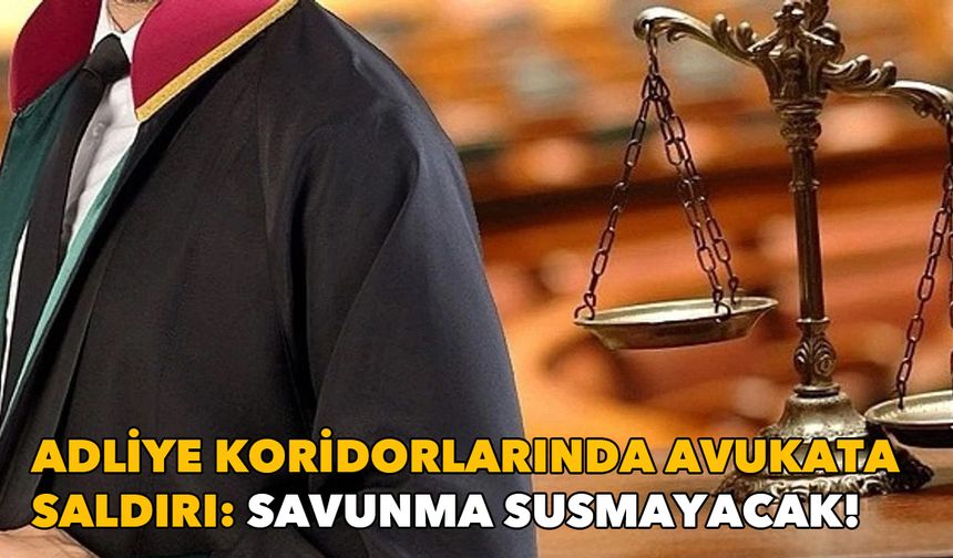 Adliye koridorlarında avukata saldırı | İzmir Barosu: Savunma susmayacak!