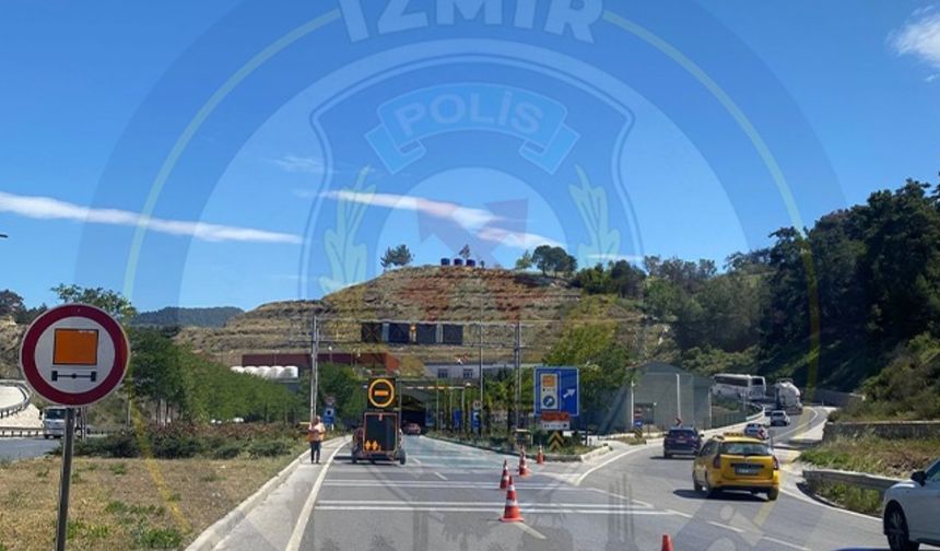 İzmir-Manisa Karayolunda Sabuncubeli Tüneli bakım çalışması başladı: Trafik eski yoldan veriliyor