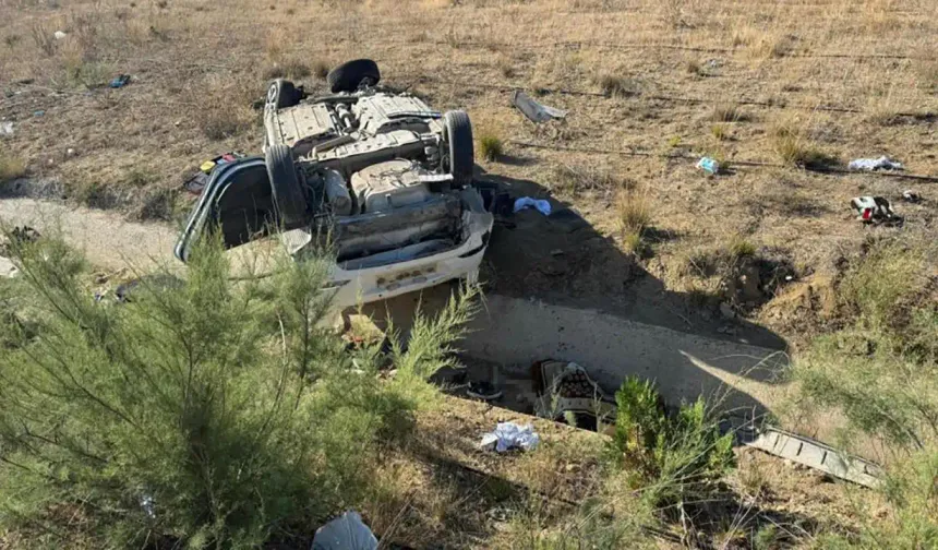 Feci kaza: Otomobil takla attı, 3 kişi hayatını kaybetti