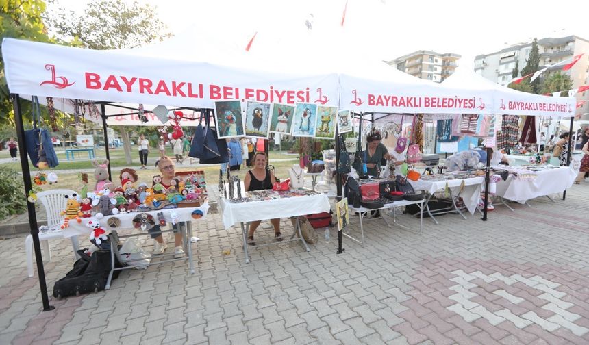 Bayraklı’da el emeği göz nuru sergi: 11 Ekim’e kadar ziyaret edilebilecek