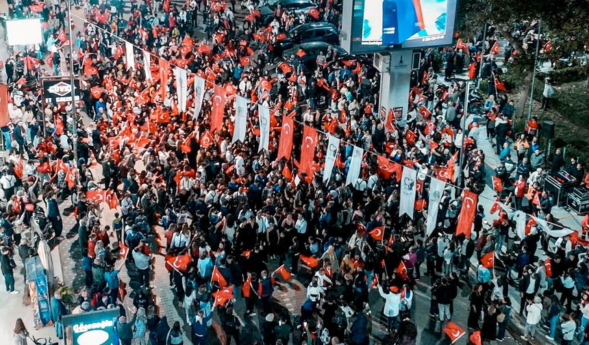 Cumhuriyet Ödemiş'te coşkuyla kutlandı