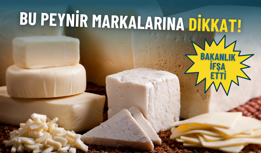 Bakanlık ifşa etti: Bu peynir markalarına dikkat