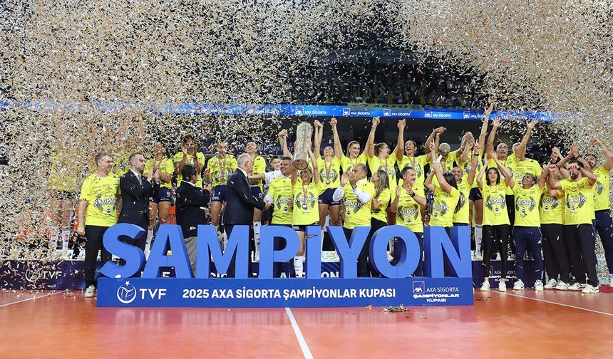 Fenerbahçe, Şampiyonlar Kupası'nda VakıfBank’ı 3-2 ile geçti!