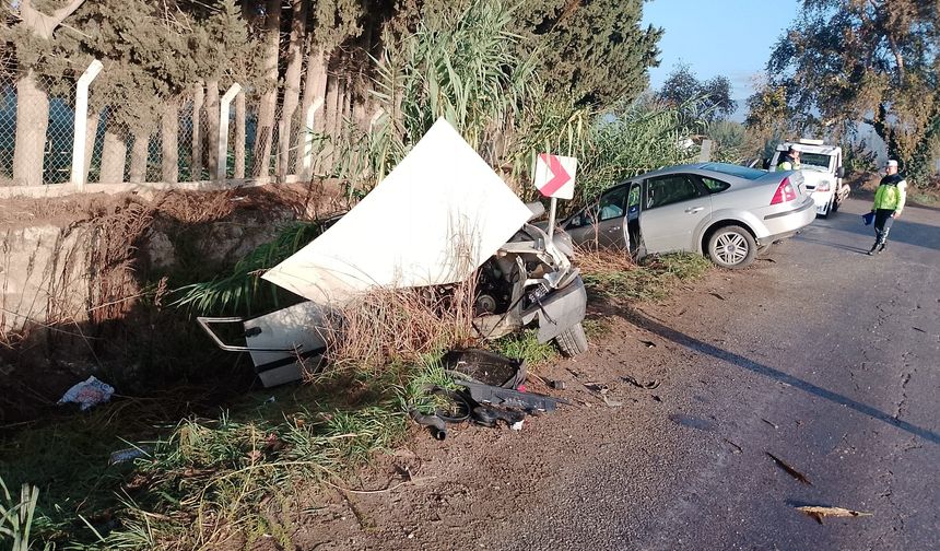Ödemiş'te iki korkutan kaza: Çok sayıda yaralı var