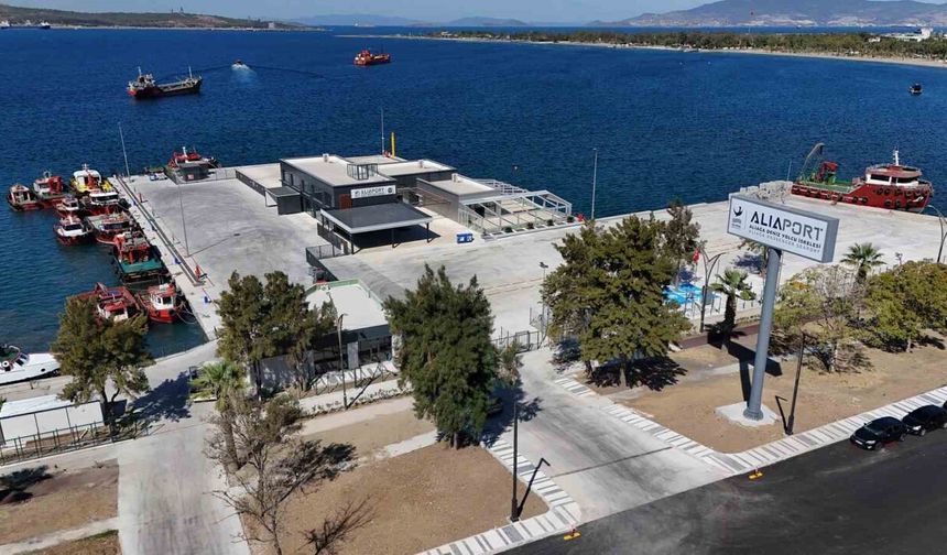 İzmir’in 7. Deniz Hudut Kapısı Aliağa’ya açıldı: İlk sefer Midilli’ye yapılacak