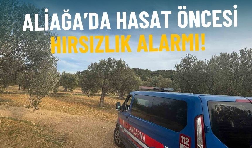 Aliağa’da hasat öncesi hırsızlık alarmı!
