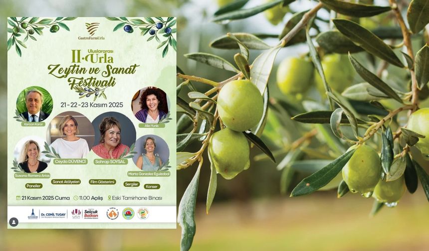 İzmir’de kaçırılmayacak etkinliğe geri sayım başladı: 2. Uluslararası Urla Zeytin ve Sanat Festivali başlıyor