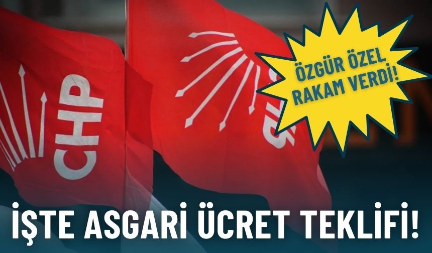 Özgür Özel rakam verdi: İşte CHP'nin asgari ücret teklifi!