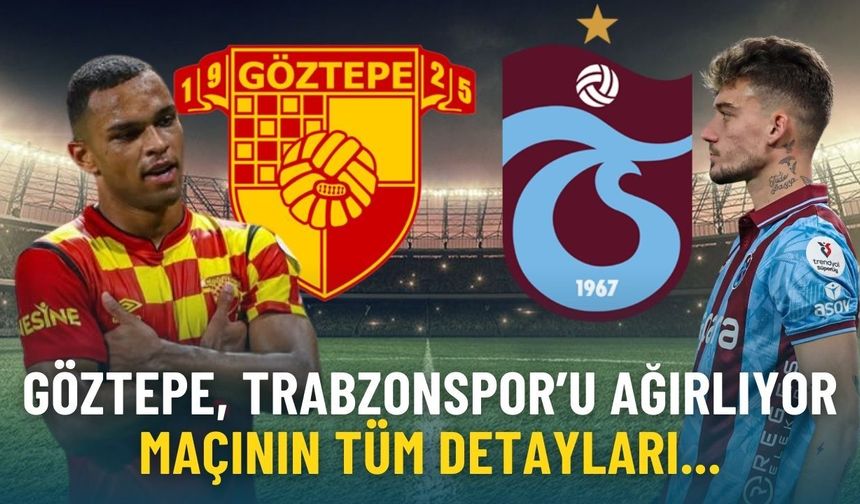Göztepe kritik mücadelede Trabzonspor'u ağırlıyor: İşte maçın tüm detayları…