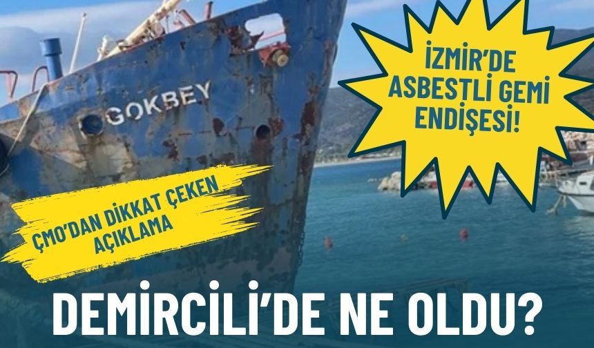 İzmir'de asbestli gemi endişesi: Demircili’de ne oldu?