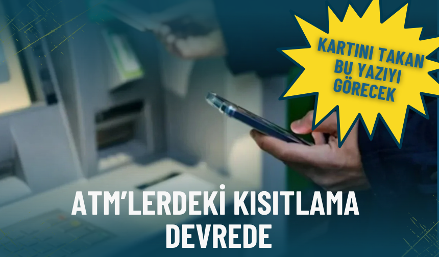 MASAK düğmeye bastı: Kartını takan bu yazıyı görecek