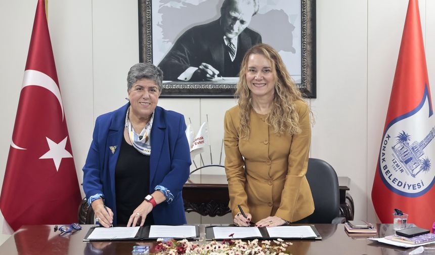 Konak Belediyesi ile TKDF’den kadına yönelik şiddete karşı Acil Yardım Hattı protokolü