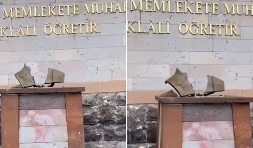 CHP'li Aşkın Genç duyurdu: Atatürk büstüne çirkin saldırı