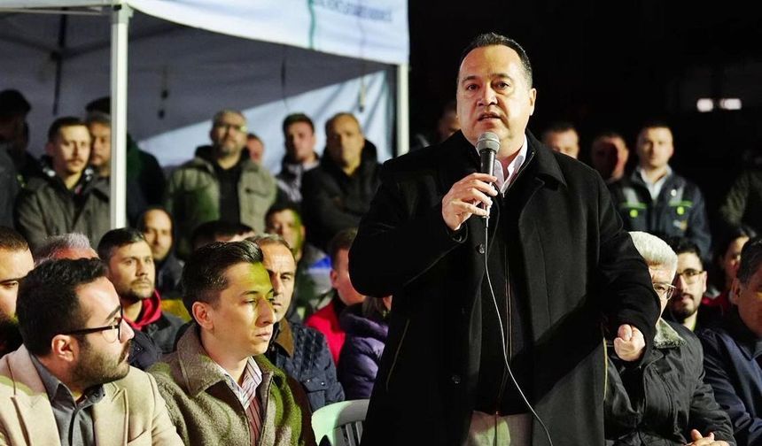 Manisa Belediye Başkanı Dutlulu'dan Soma'da işçilere destek ziyareti