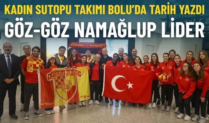 Namağlup lider: Göztepe Kadın Sutopu takımı zirvede!