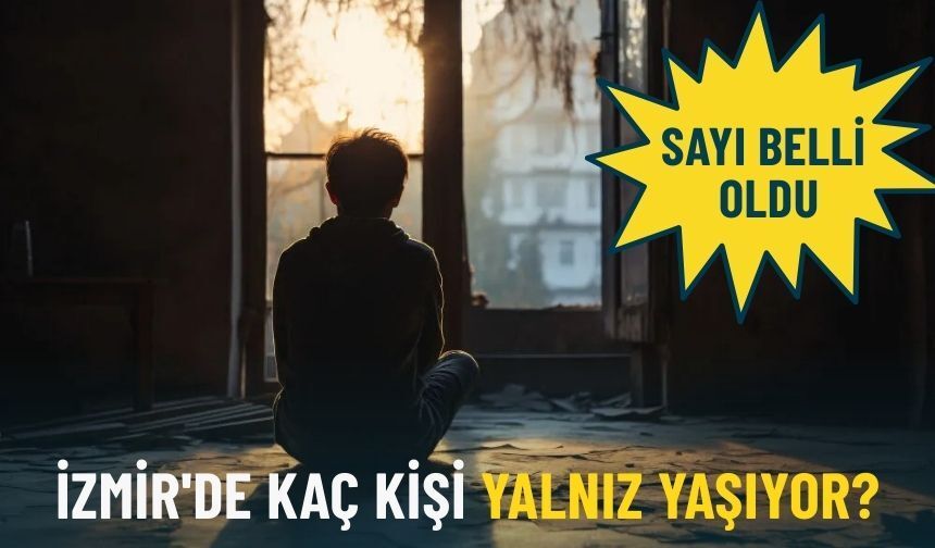 İzmir'de kaç kişi yalnız yaşıyor: Sayı belli oldu!