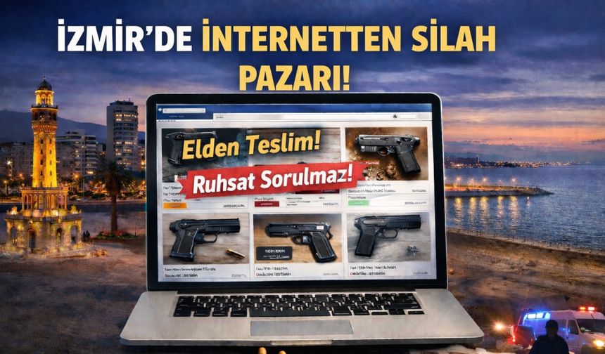 Bir tıkla tabanca: İzmir’de internetten silah pazarı!