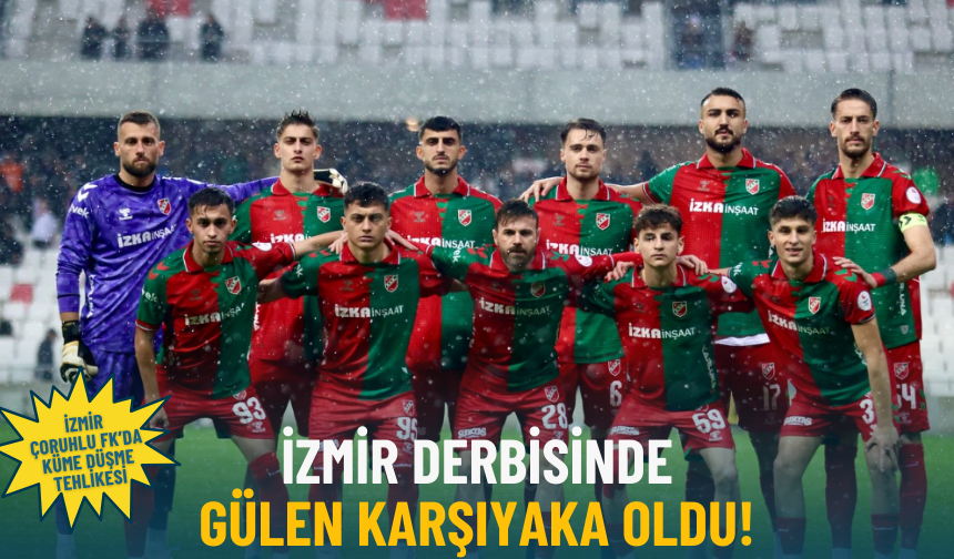 İzmir derbisinde gülen Karşıyaka oldu!