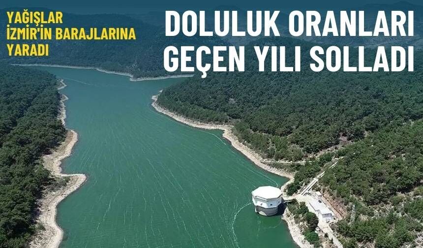Yağışlar İzmir'in barajlarına yaradı: Doluluk oranları geçen yılı solladı