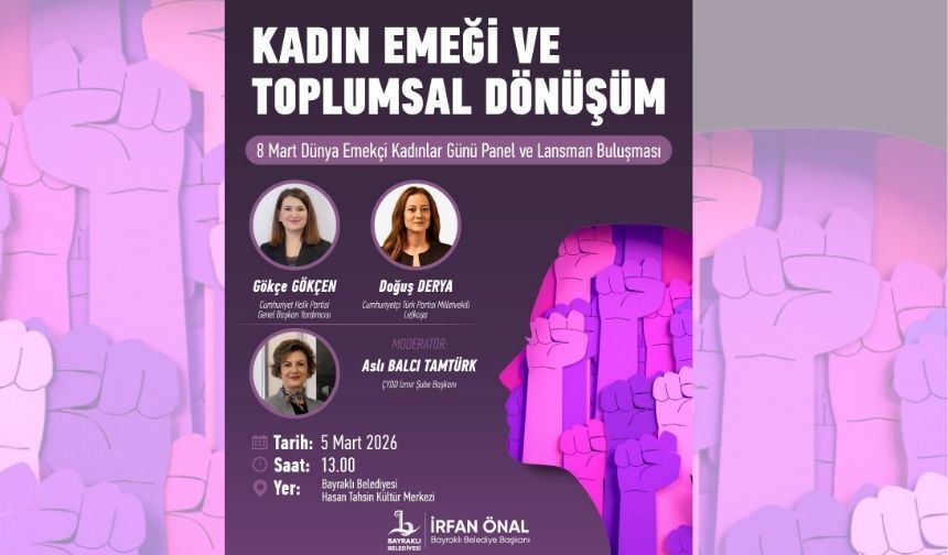 Bayraklı'da 8 Mart buluşması