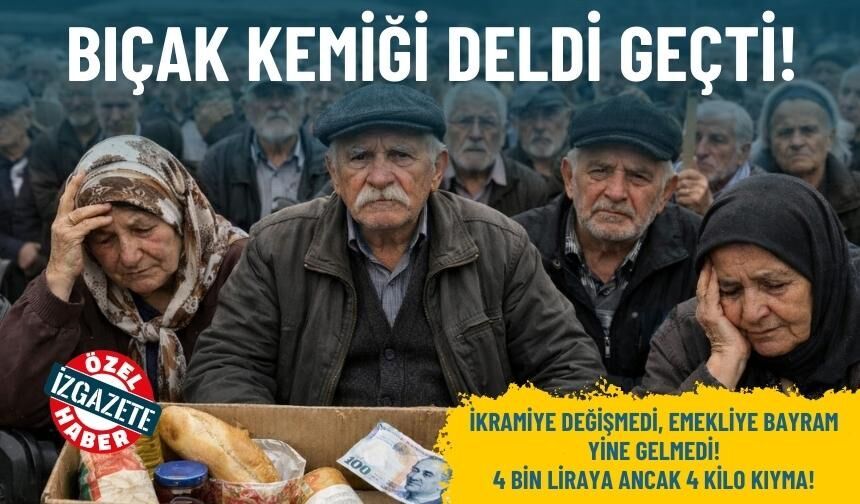 İkramiye değişmedi, aylıklar açlık sınırının altında! Emekliye bayram yine gelmedi: Bıçak kemiği deldi geçti!