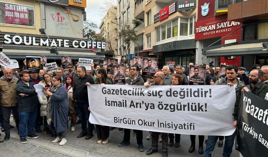 İzmir’de İsmail Arı tepkisi: Gazetecilik suç değildir, susturamazsınız