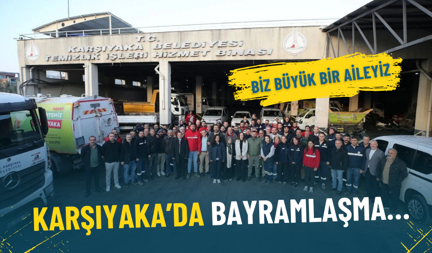 Karşıyaka’da bayramlaşma… Başkan Ünsal: Biz büyük bir aileyiz