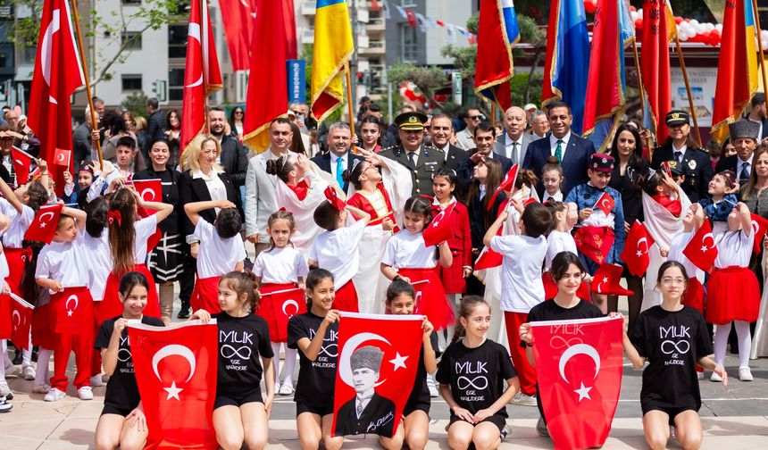 Narlıdere’de 23 Nisan coşkusu doyasıya yaşandı