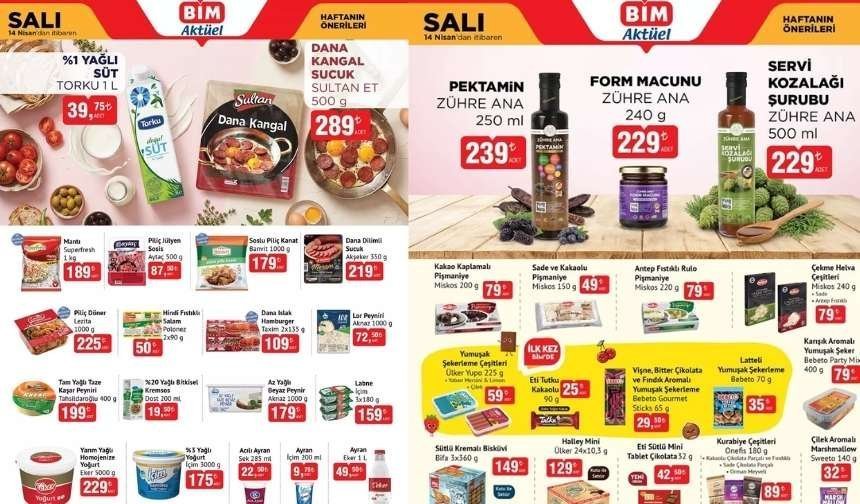 BİM 14 Nisan 2026 kataloğu yayımlandı: Bu hafta hangi ürünler indirimde?